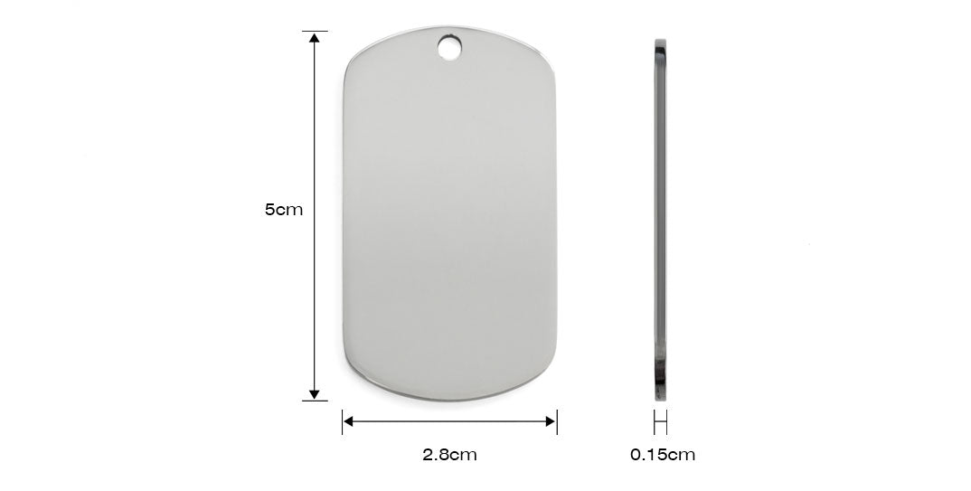 Laser Material Of Mirror Stainless Steel Pendants (10pcs) for Laser Engraving