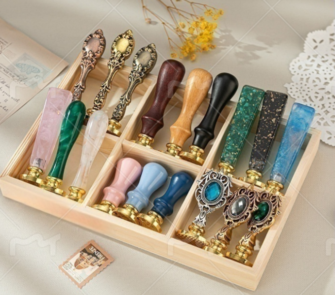 Blank Wax Seal Stamp Kits for Laser Engraving