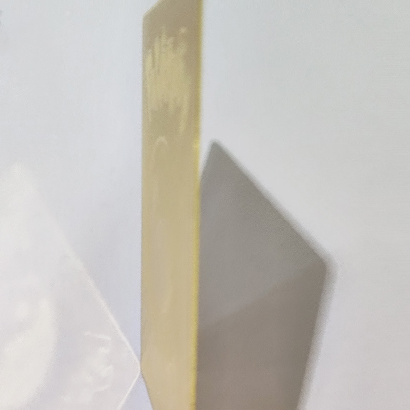 Blank Gold Stainless Steel Metal Card – Double-Sided Gold-Plated & Frosted – DIY Printable & Customizable