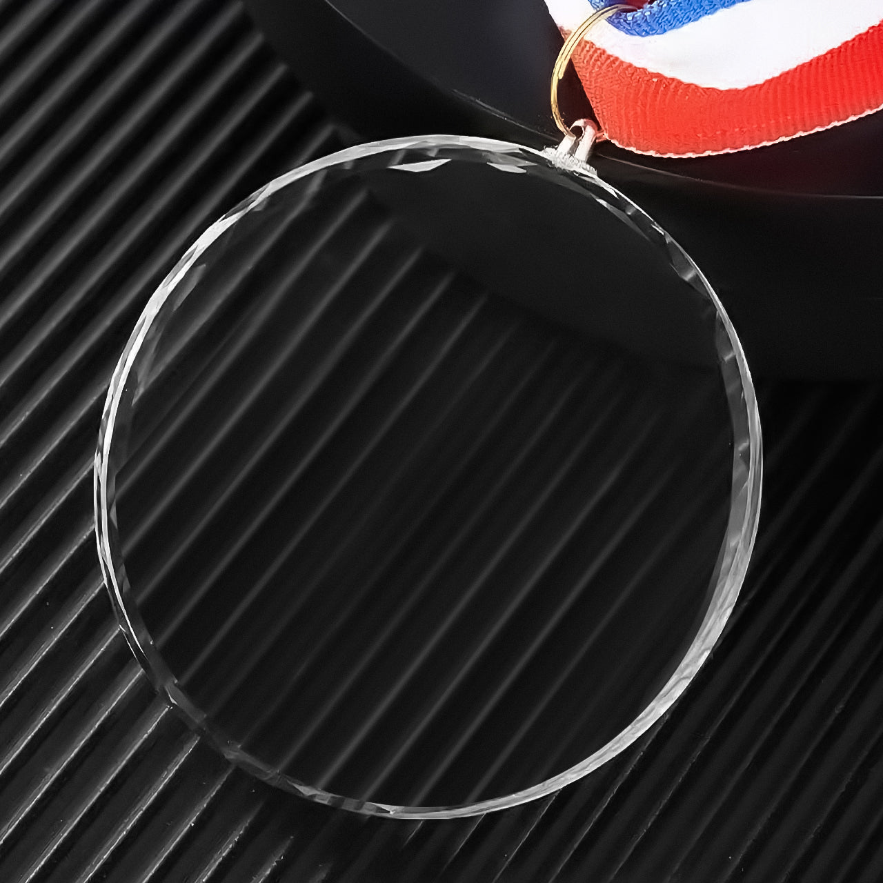 Blank Glass Medal for Laser Engraving
