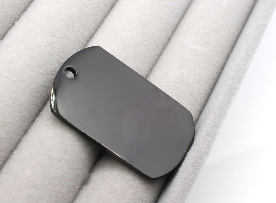 Laser Material Of Mirror Stainless Steel Pendants (10pcs) for Laser Engraving