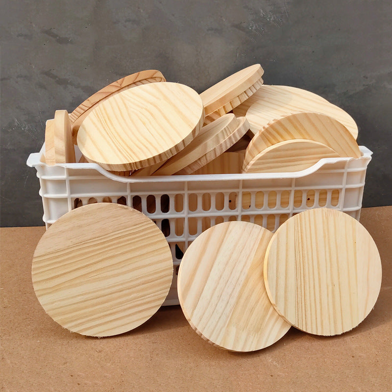 Solid Pine Wood Discs — Ideal for DIY Laser Engraving