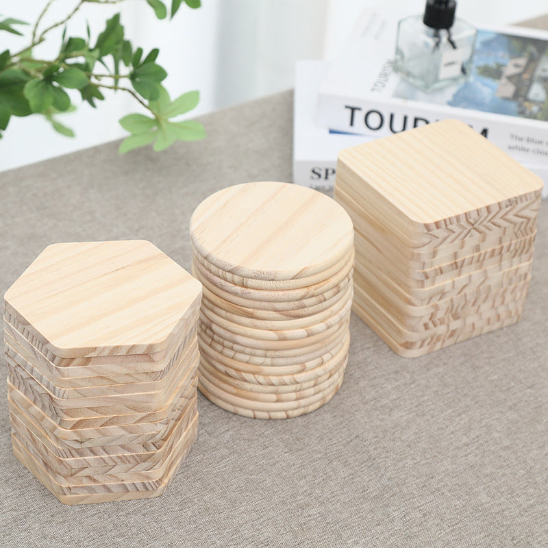 Solid Pine Wood Discs — Ideal for DIY Laser Engraving