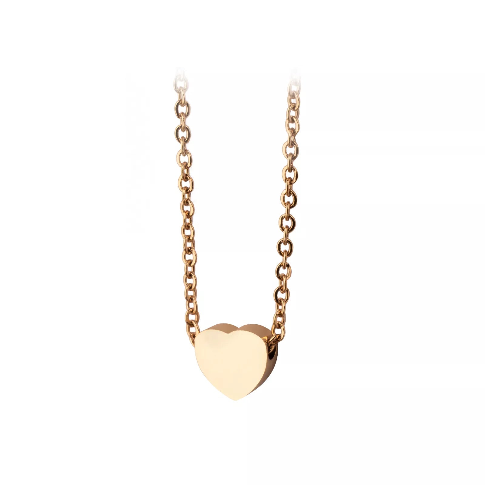 Stainless Steel Heart Necklace (6pcs) for Laser Engraving