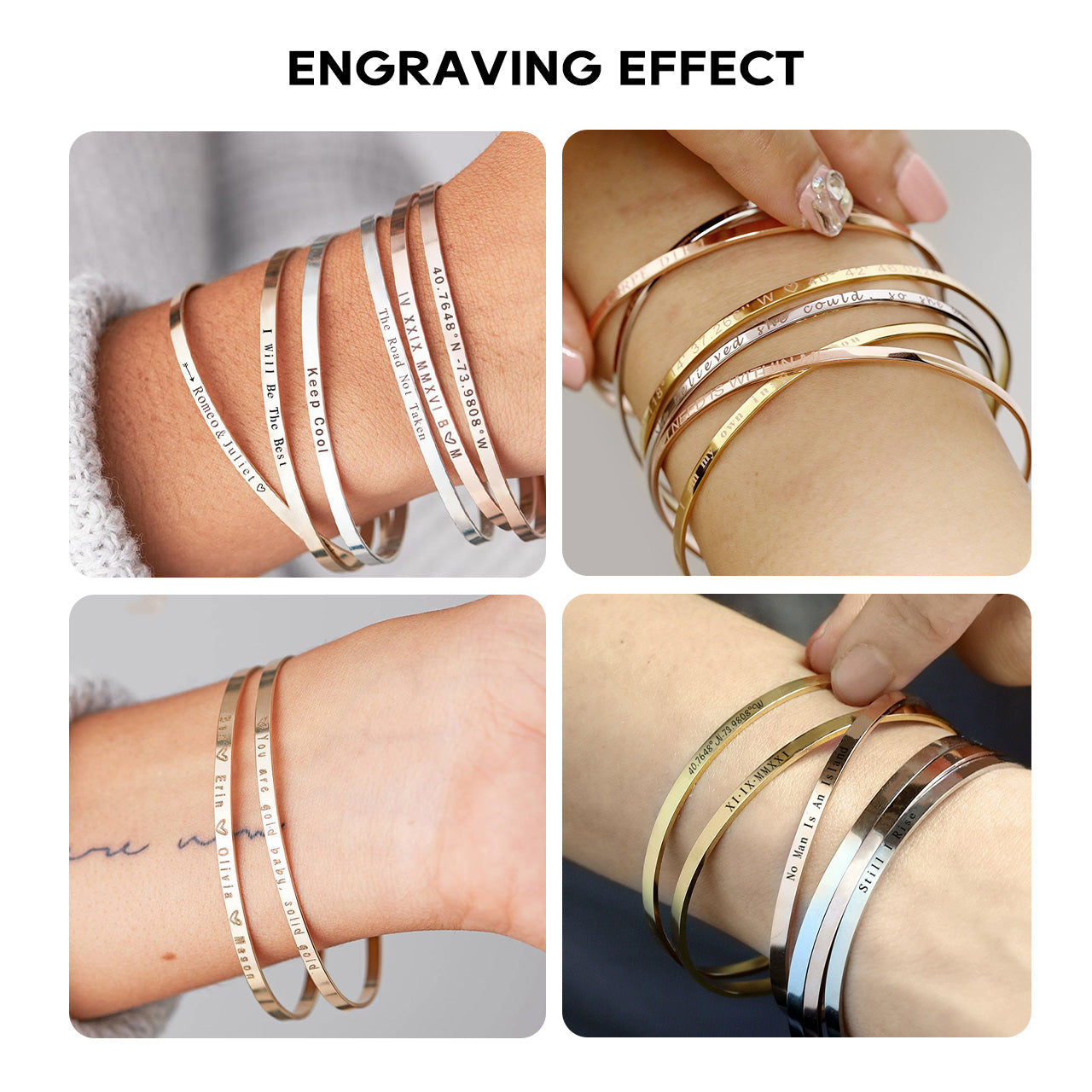 Stainless Steel Bracelet for Laser Engraving