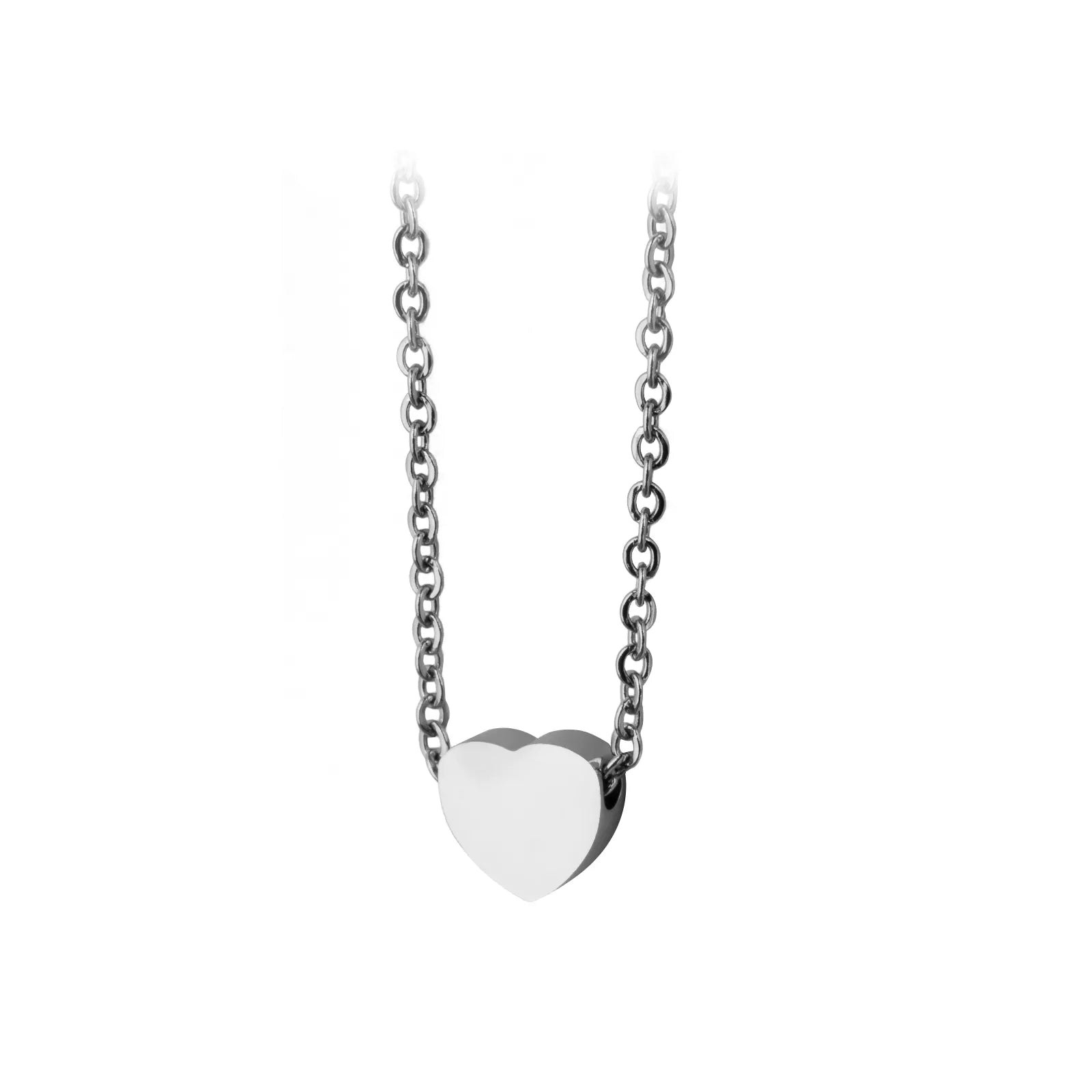 Stainless Steel Heart Necklace (6pcs) for Laser Engraving