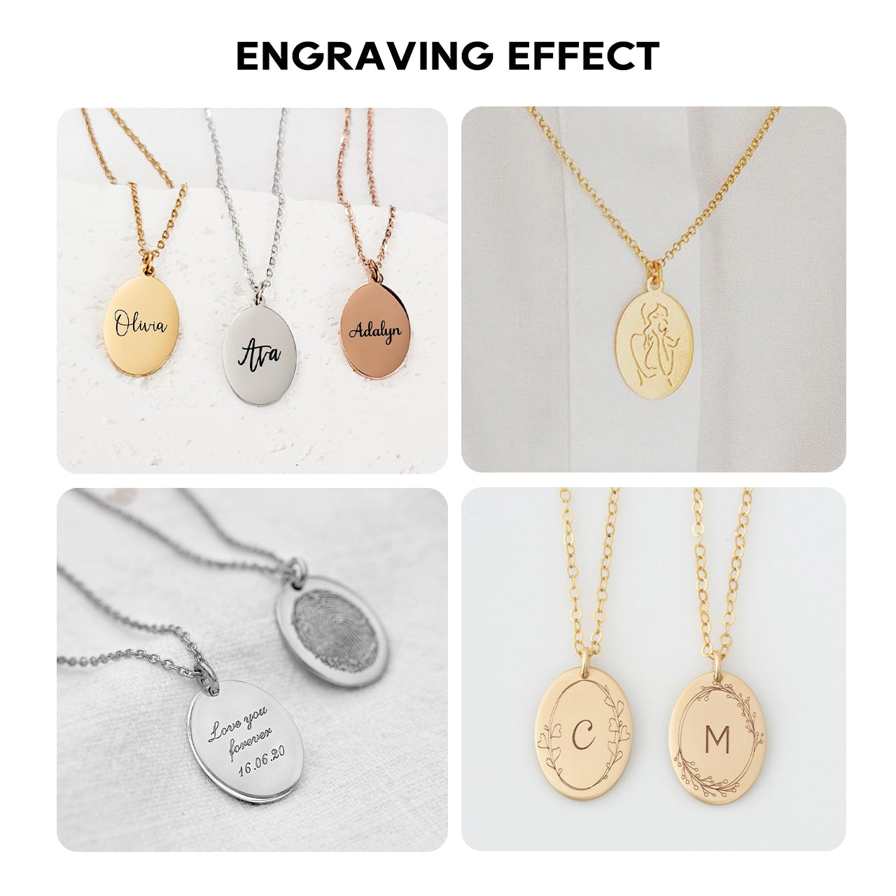 Stainless Steel Necklace for Laser Engraving