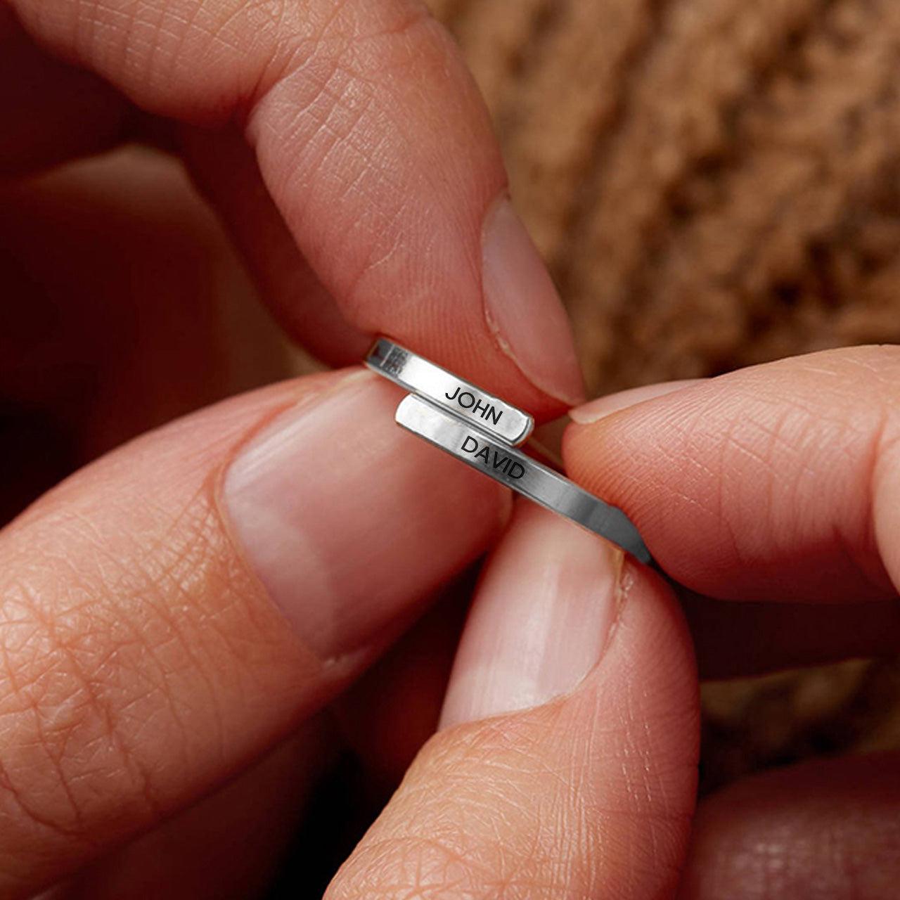 Stainless Steel Ring for Laser Engraving