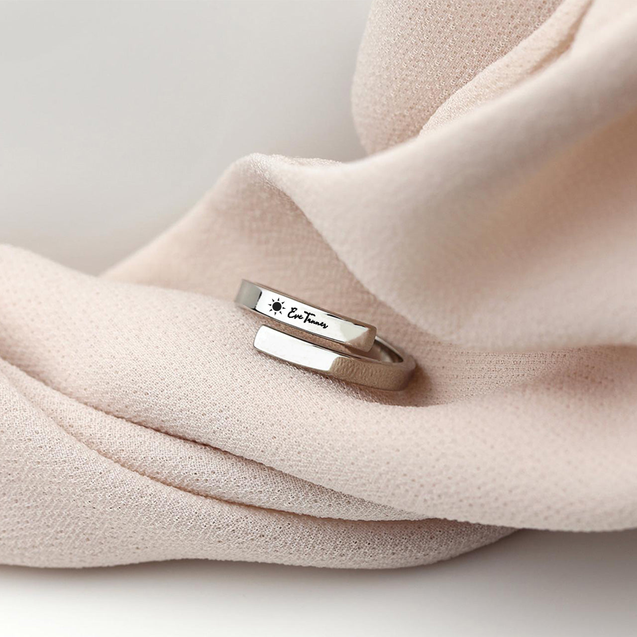 Stainless Steel Ring for Laser Engraving